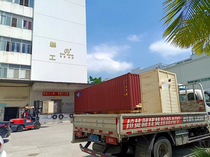 Drip coffe packing machine ship to Taiwan