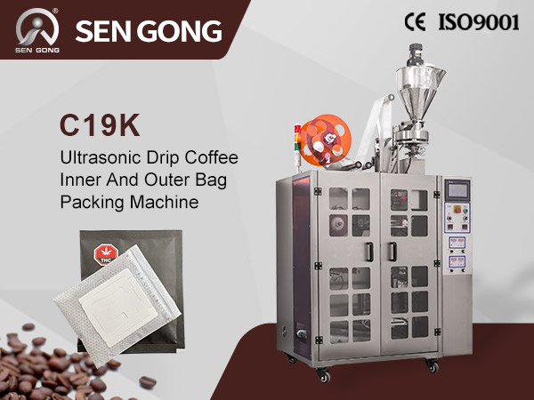 C19K Automatic Ultrasonic Malaysia Ipoh White Drip Coffee Bag Packing Machine