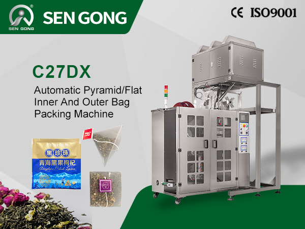 Automatic Nylon Pyramid/Flat Inner and Outer Bag Packing Machine C27DX